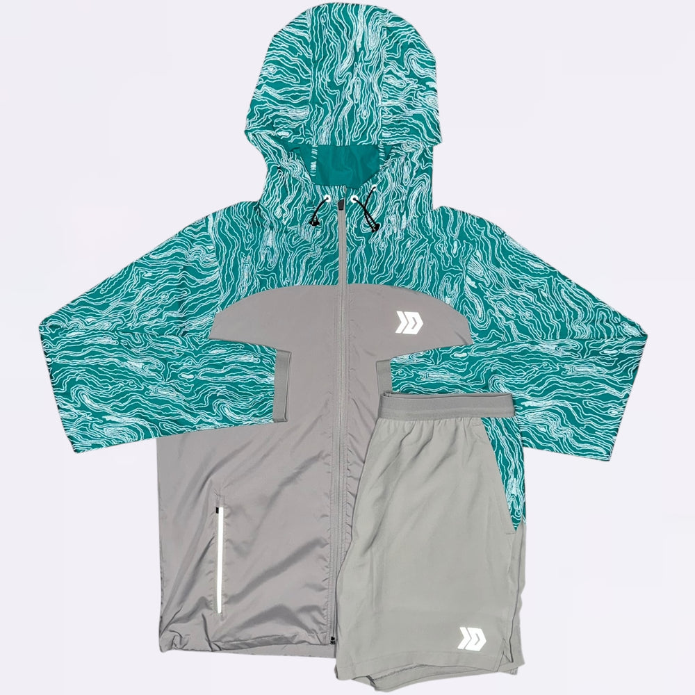 DASH Windrunner Set - Grey / Mint Green