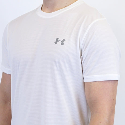 Under Armour Fitted Training Tee - White