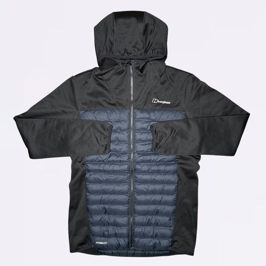 Berghaus Vaskye Hoodie Hybrid Jacket - Black / Grey