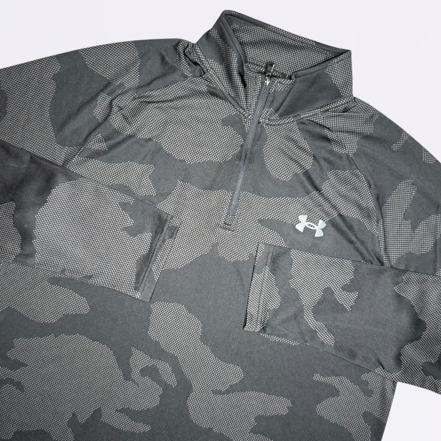 Under Armour Jacquard Half Zip Black