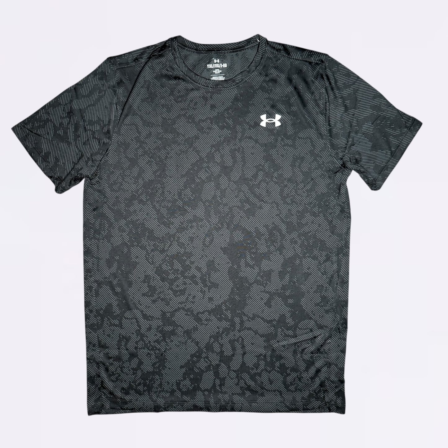 Under Armour Vent Jacquard Black Tee (Junior)