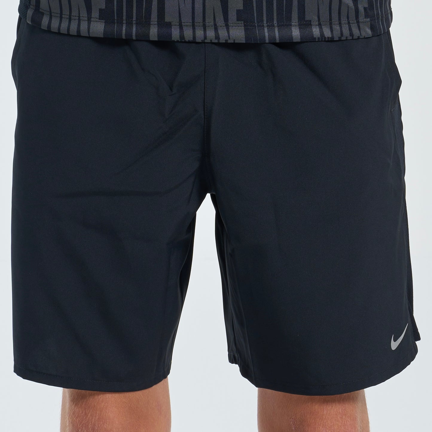 Nike Miler Set - Tee & Shorts - White / Black (Junior)