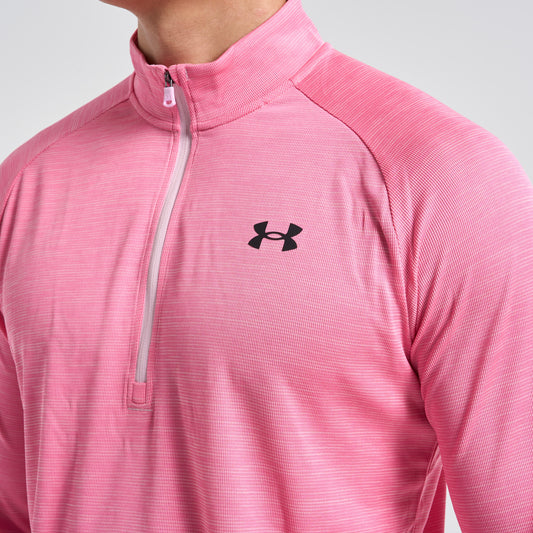 Under Armour Half Zip - Pink Foam