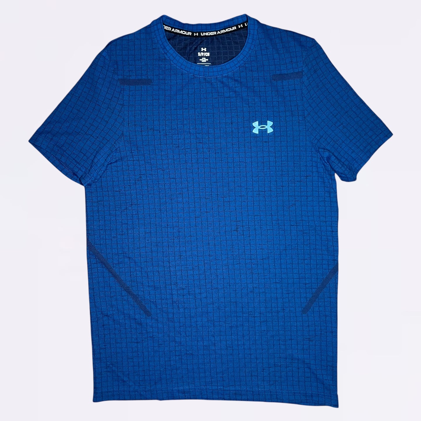 Under Armour Checkered Blue Tee