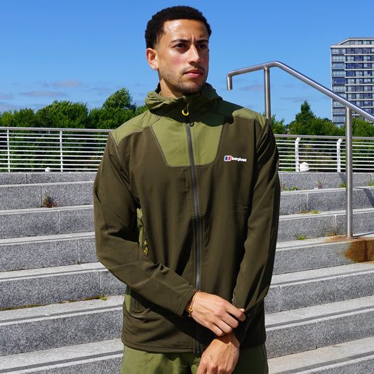 Berghaus Greenbank Set - Jacket & Shorts - Dark Green