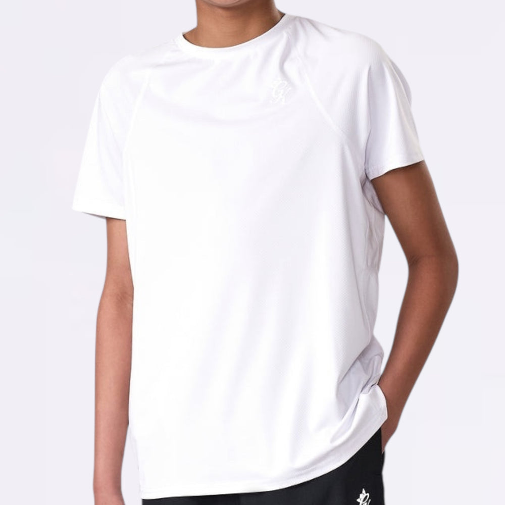 GymKing Kids Energy Tee - White