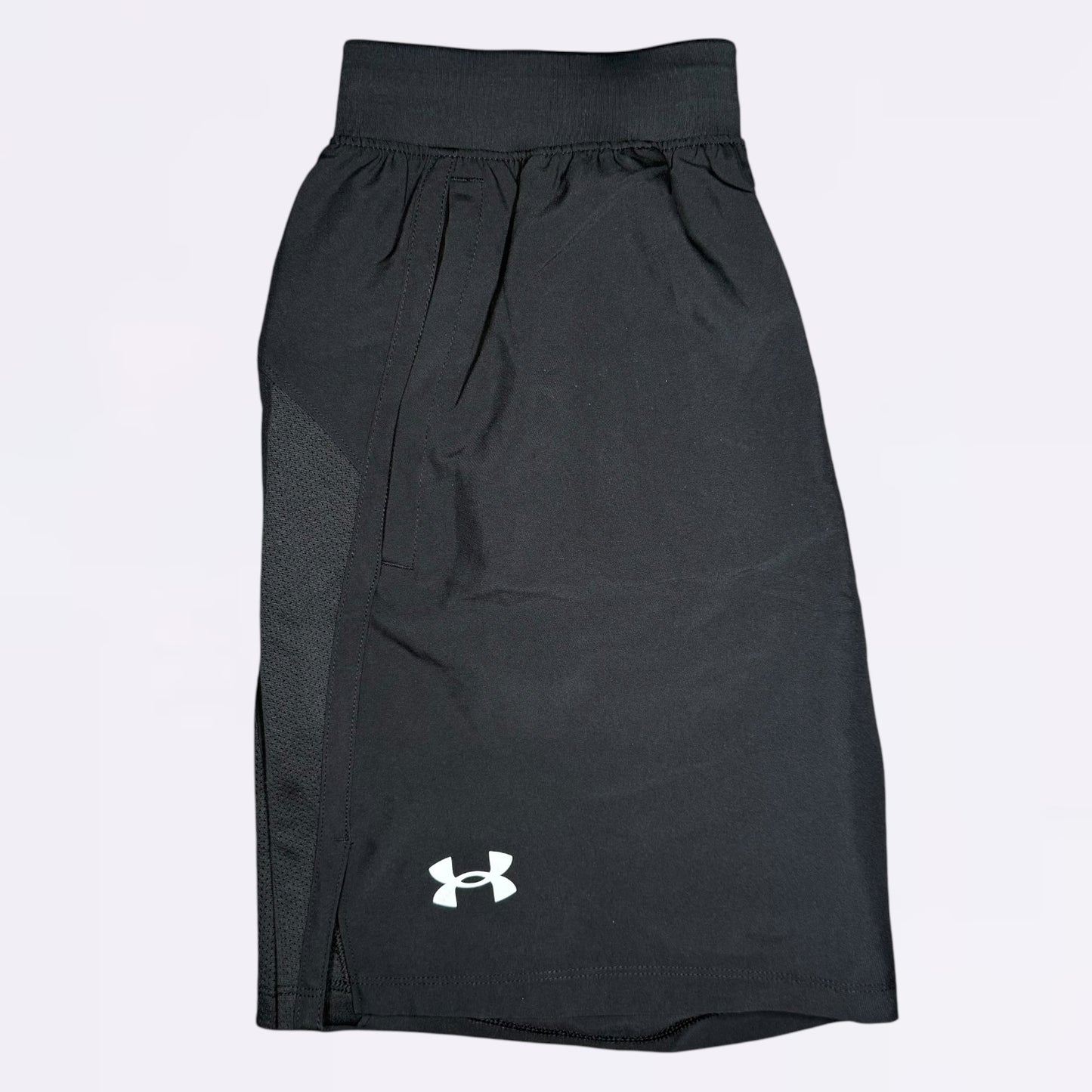 Under Armour Tech / Speed Stride Set - Half Zip & Shorts - Pink / Black