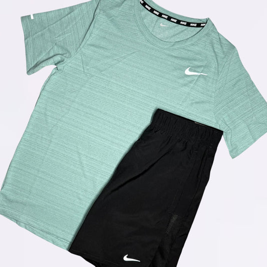 Nike Miler Set - Cannon Green / Black (Junior)