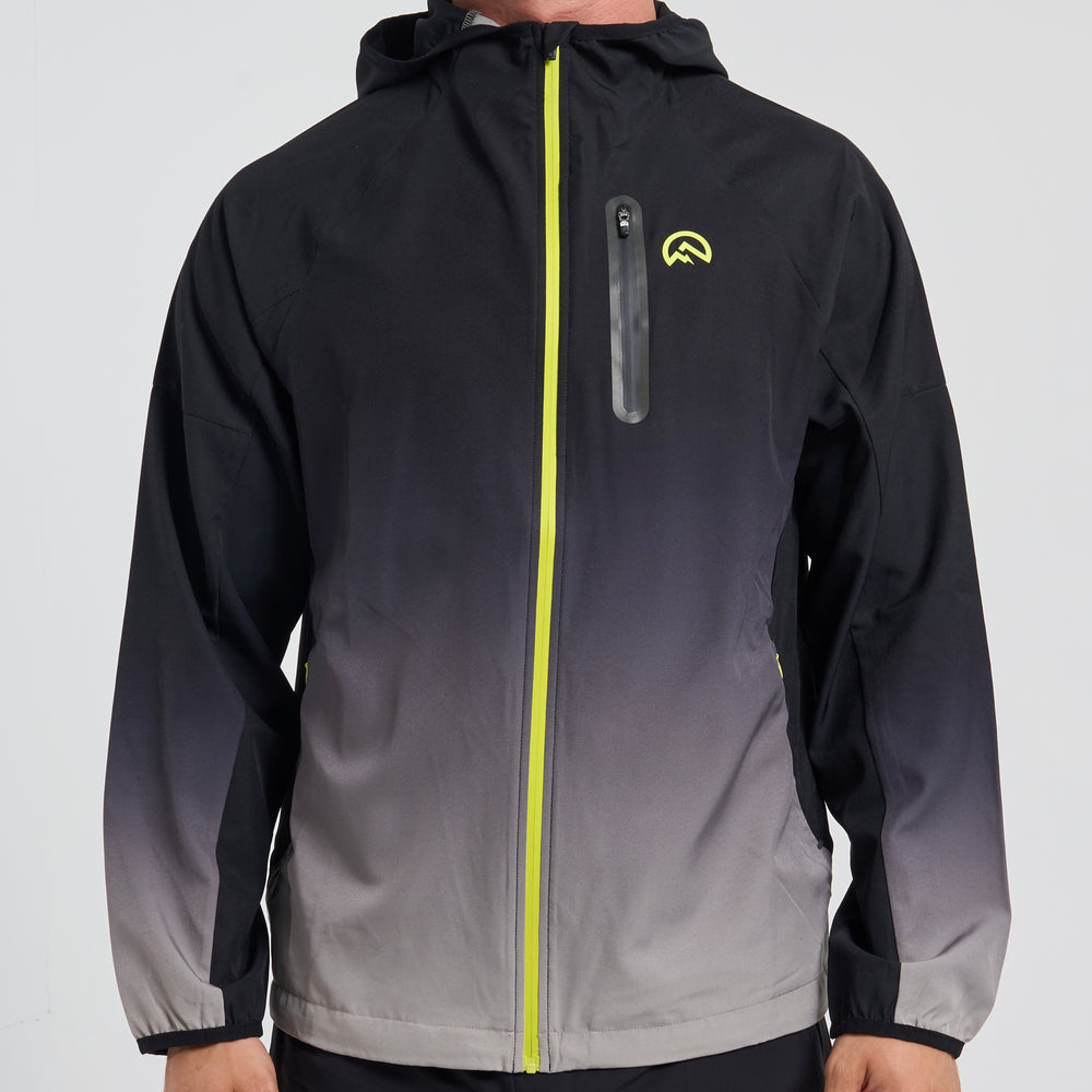 Flux Gradient Jacket - Black / Grey / Neon
