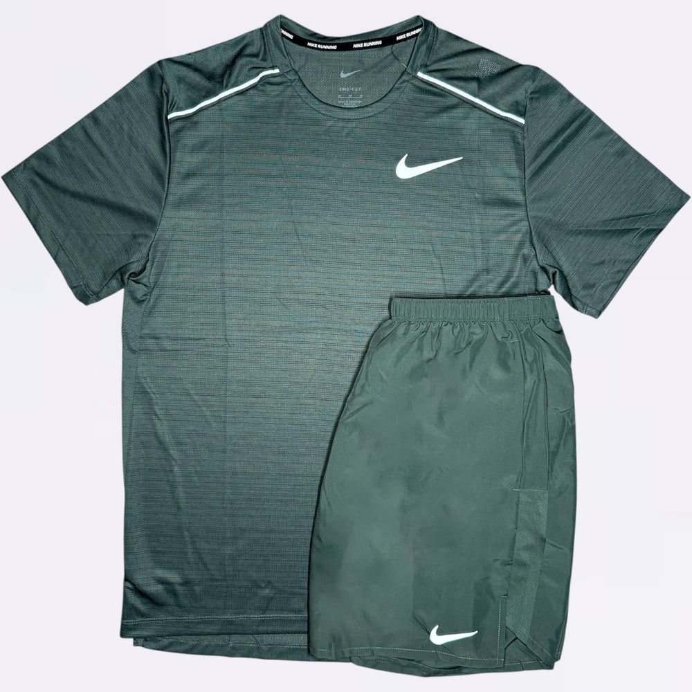 Nike Miler & Challenger Set - Ash Green