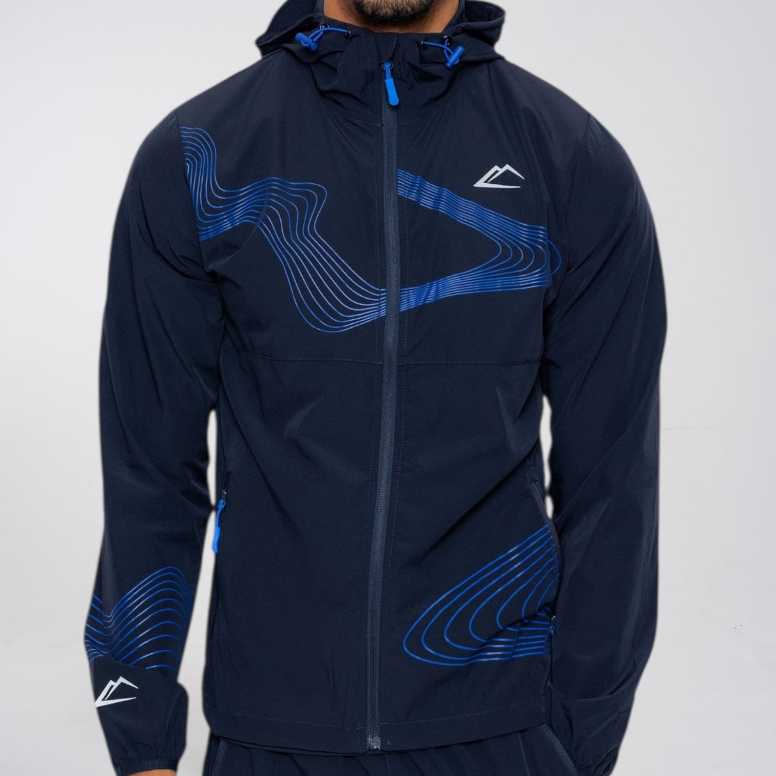ActiveLine Wave Windrunner  - Navy / Royal Blue