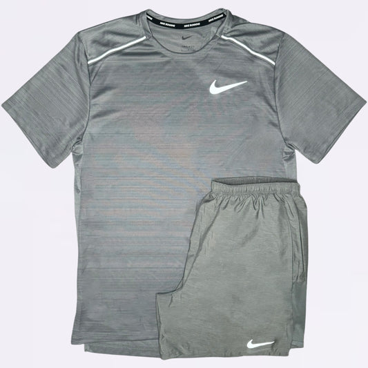 Nike Miler Set - Stone Grey / Grey