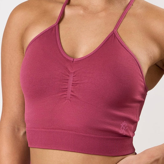 Gym King Sculpt Seamless - Bra & Leggings Set - Pomegranate