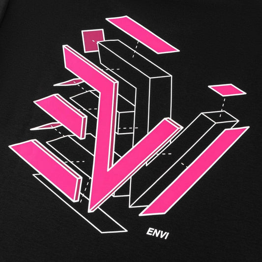 ENVI Deconstruct Tee - Black / Pink