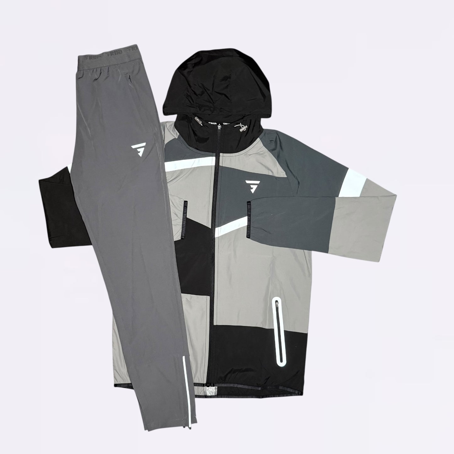 GRIID Panel Set - Windrunner & Bottoms - Grey / Grey