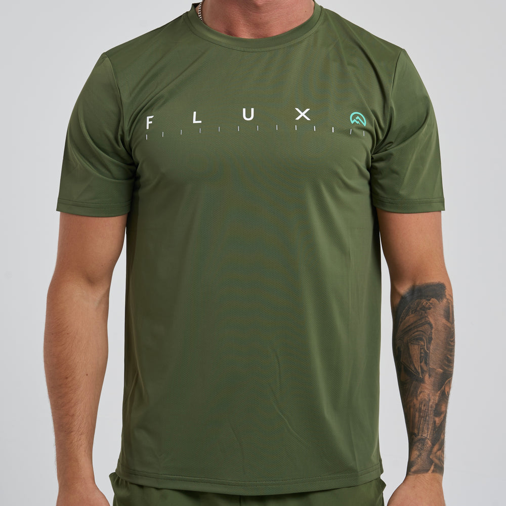 Flux Graphic Tee - Sage