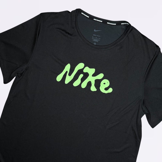 Nike Miler Tee - Black/Green