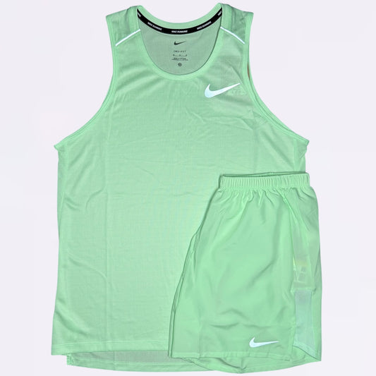 Nike Miler Vest Set - Vapour Green