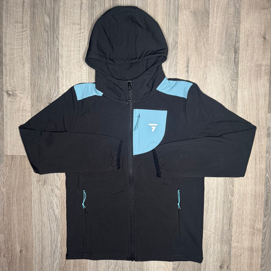 GRIID Aero Tracksuit - Black / Blue (Junior)