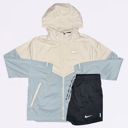 Nike Windrunner & Flex Set - Platinum & Black