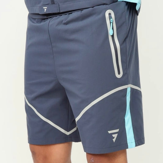 GRIID Reflect Set - T-shirt & Shorts - Navy / Blue