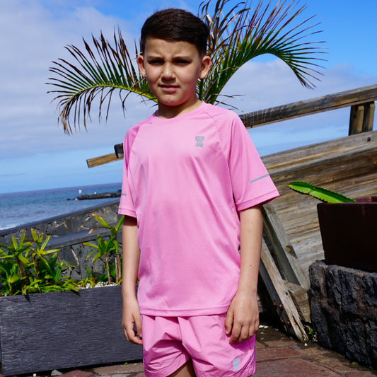 DJK Lifestyle Tee & Short Set - Pink (Junior)