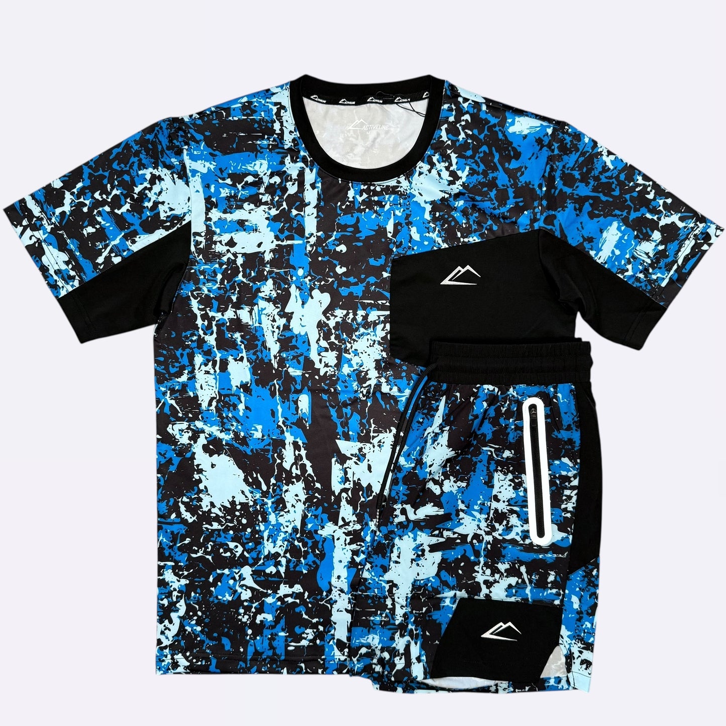 ActiveLine Colorado Tee & Shorts Set - Royal Blue