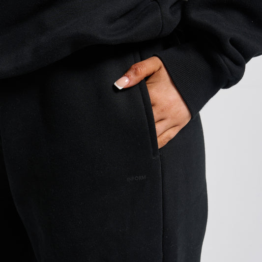 INFORM Recovery Oversized Joggers - Black
