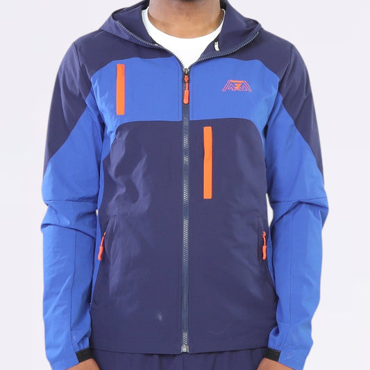 Griid Triple G Set - Windrunner & Pant - Deep Navy / Orange
