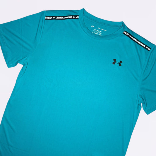 Under Armour Tape Tee - Green (Junior)
