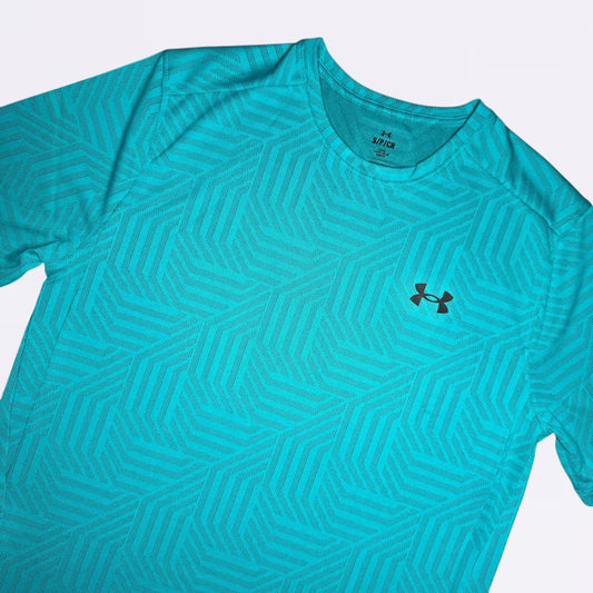 Under Armour Vent Geotessa Tee - Caribbean Blue