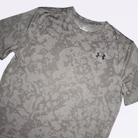 Under Armour Vent Jacquard Burgundy Tee (Junior)