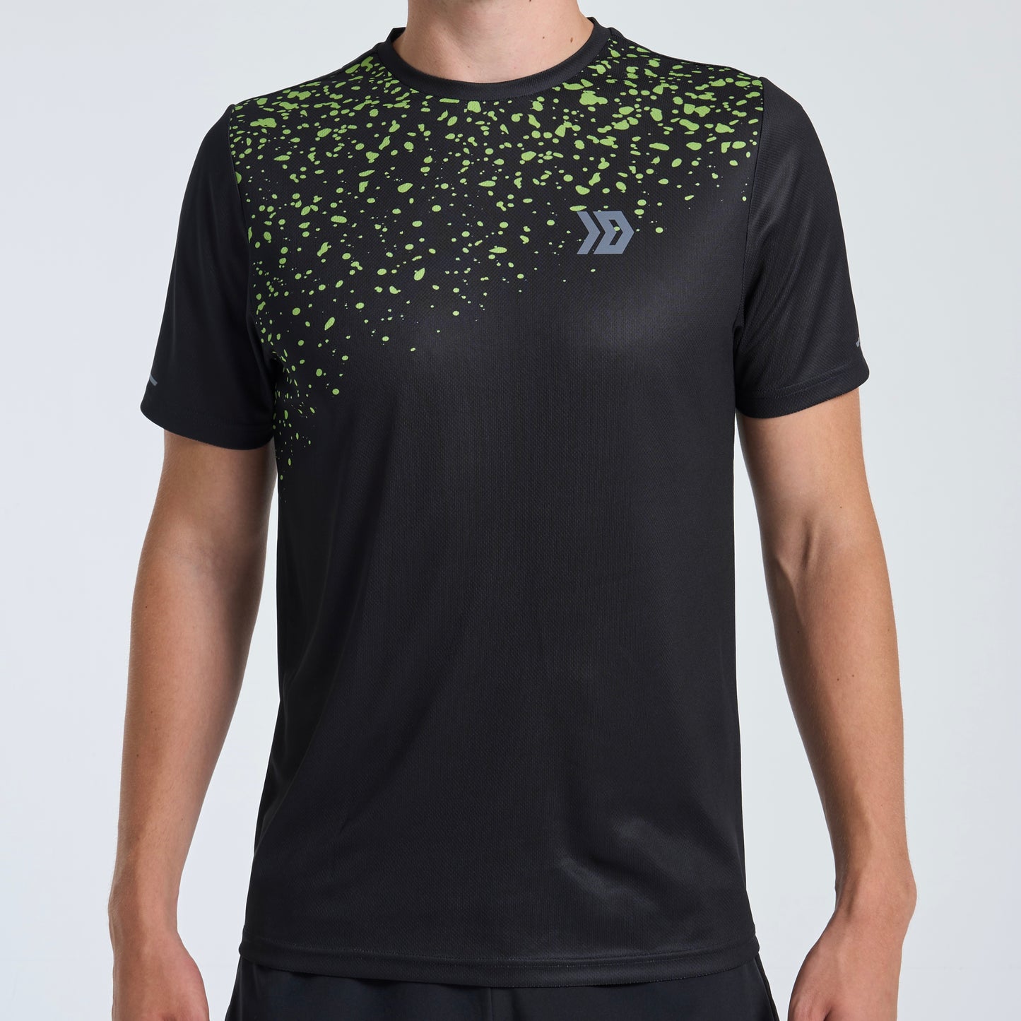 DASH Splatter Tee - Black / Neon