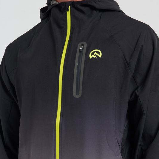 Flux Gradient Jacket - Black / Grey / Neon