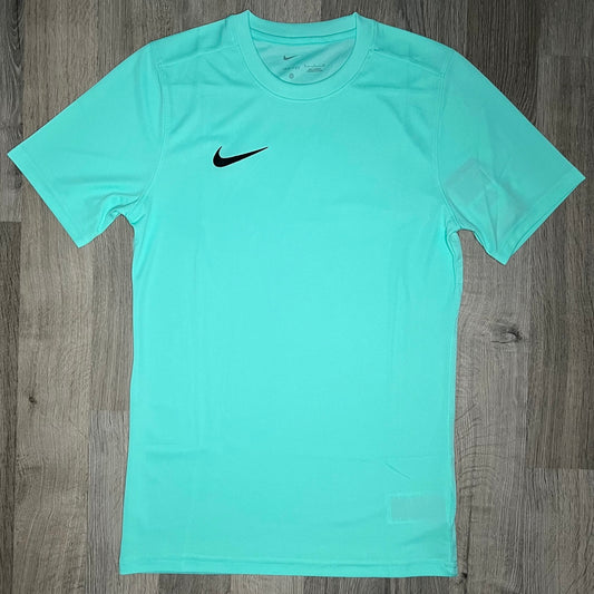 Nike Dri Fit Set - Tee & Shorts - Mint Green / Black
