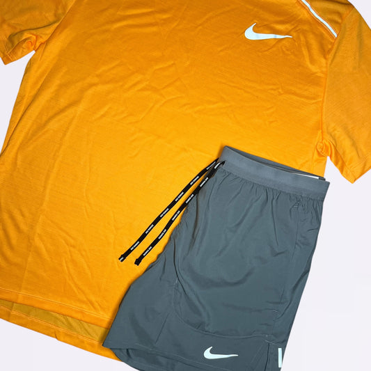 Nike Miler & Flex Set - Laser Orange / Grey