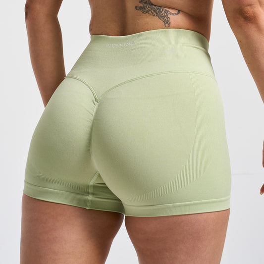 Gym King Sculpt Seamless 3" Short - Matcha Green
