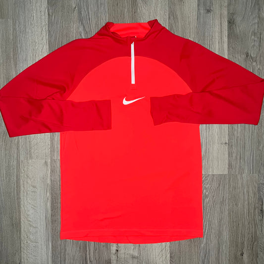 Nike Academy Half Zip - Crimson Red
