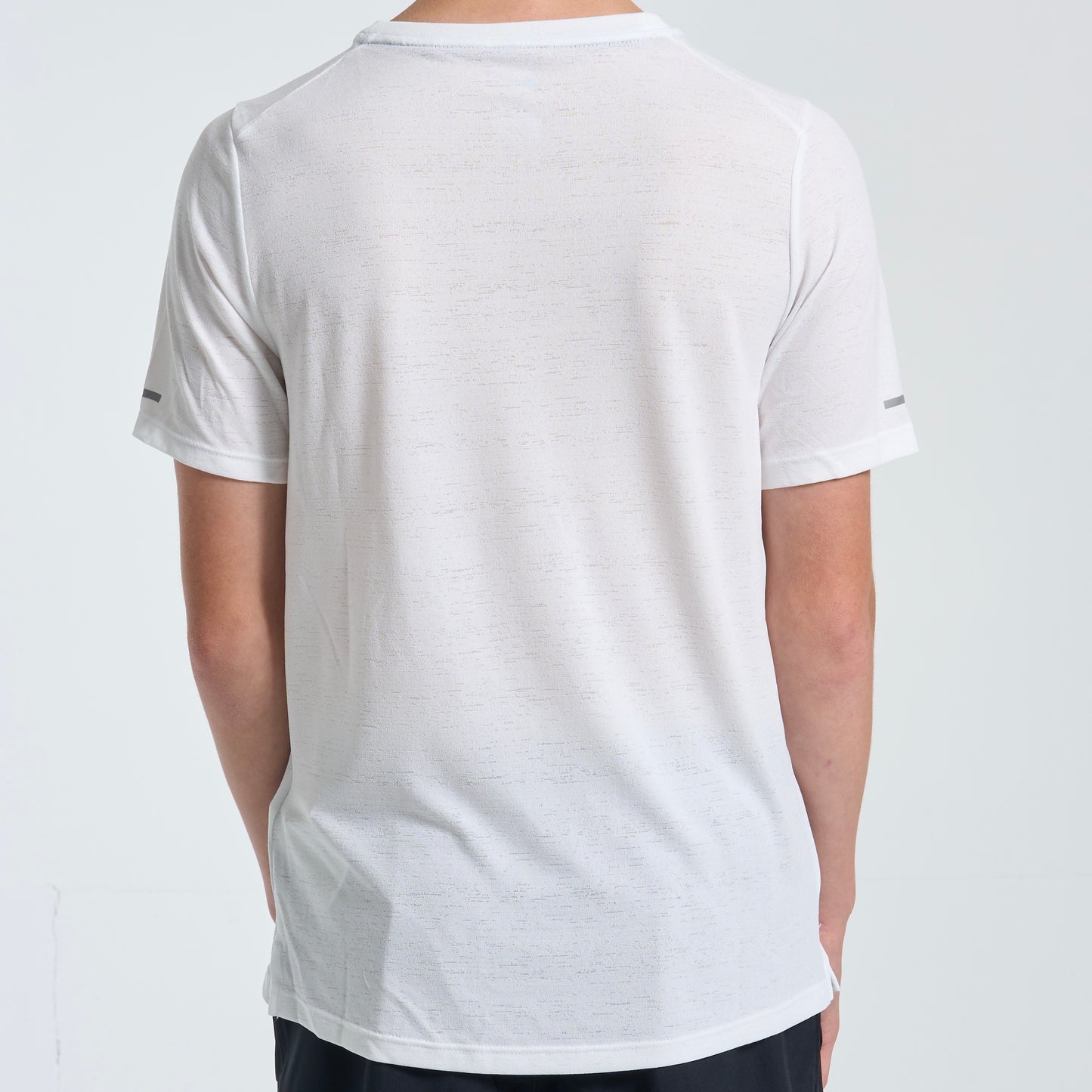 Nike Miler Set - Tee & Shorts - White / Black (Junior)