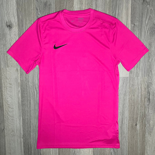 Nike Dri Fit Set - Tee & Shorts - Pink / Black