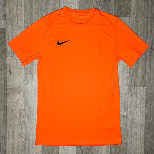 Nike Dri Fit Set - Tee & Shorts - Orange / Black