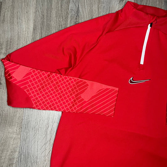 Nike Strike 3.0 Half Zip - Crimson Red (Junior)