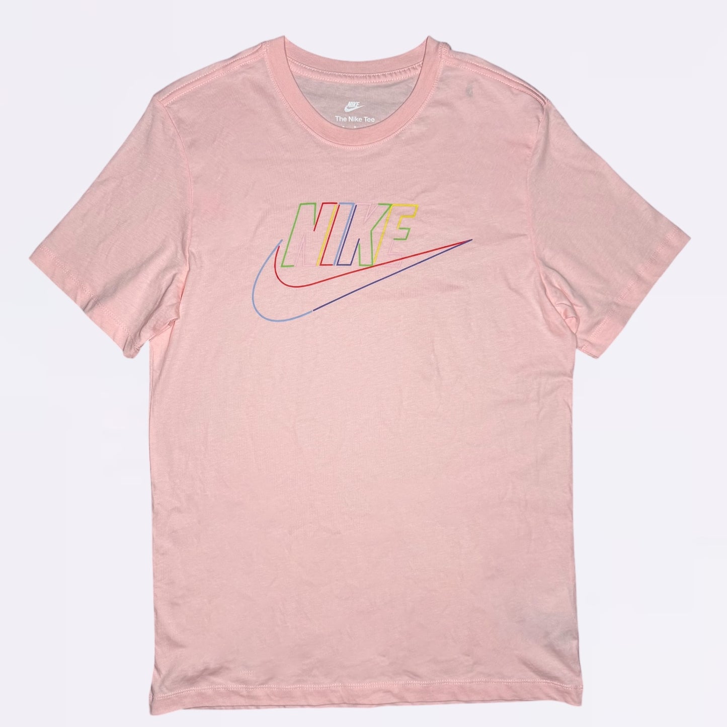 Nike Multi Cotton Set - Tee & Shorts - Peach