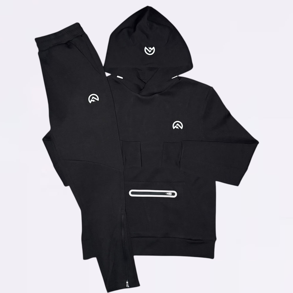 Flux Velar Hoodie Set - Black