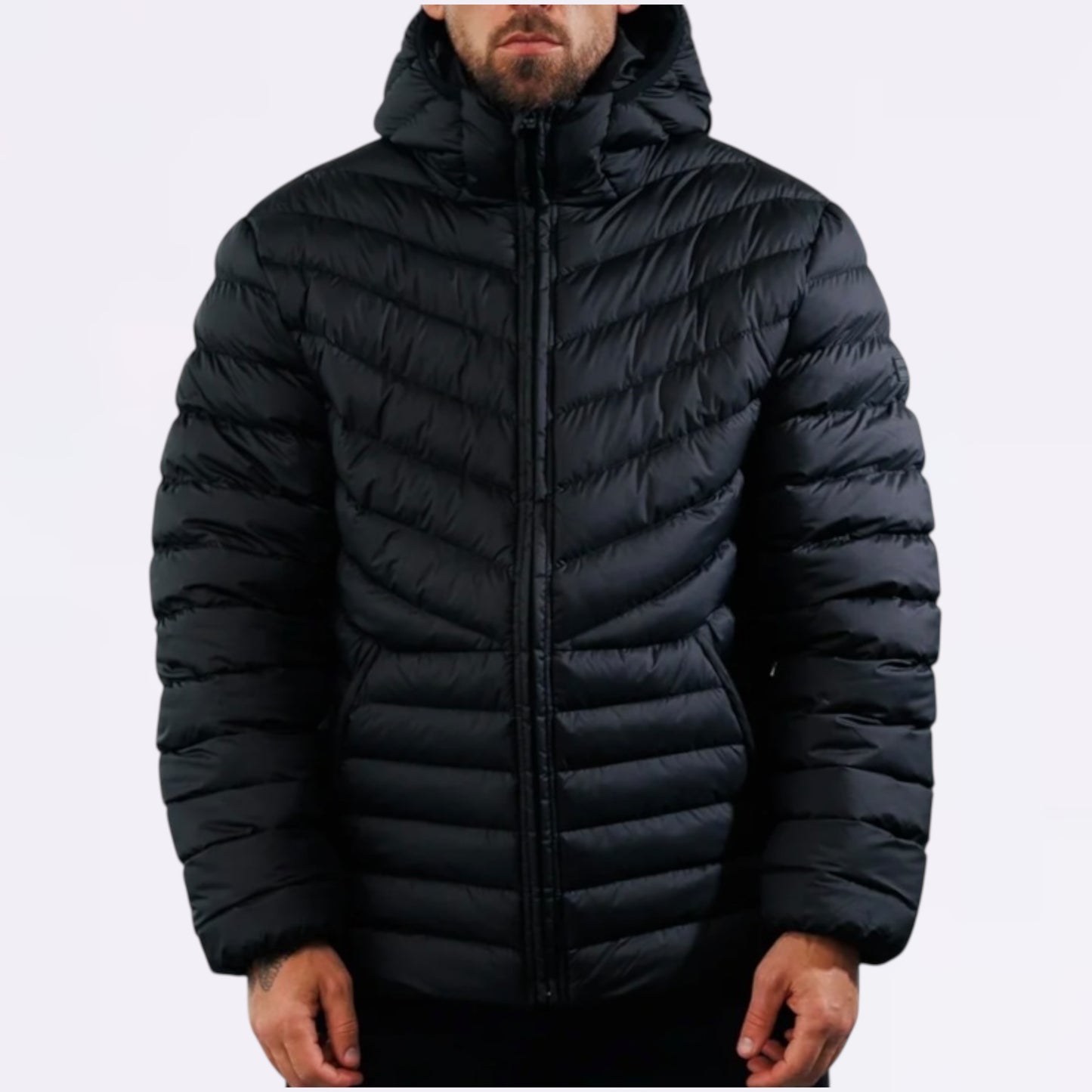 GymKing Endurance Puffer Jacket - Black