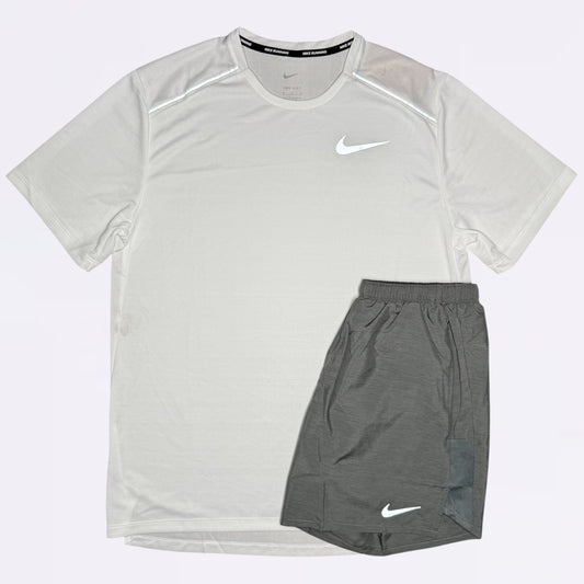 Nike Miler Set - White / Grey