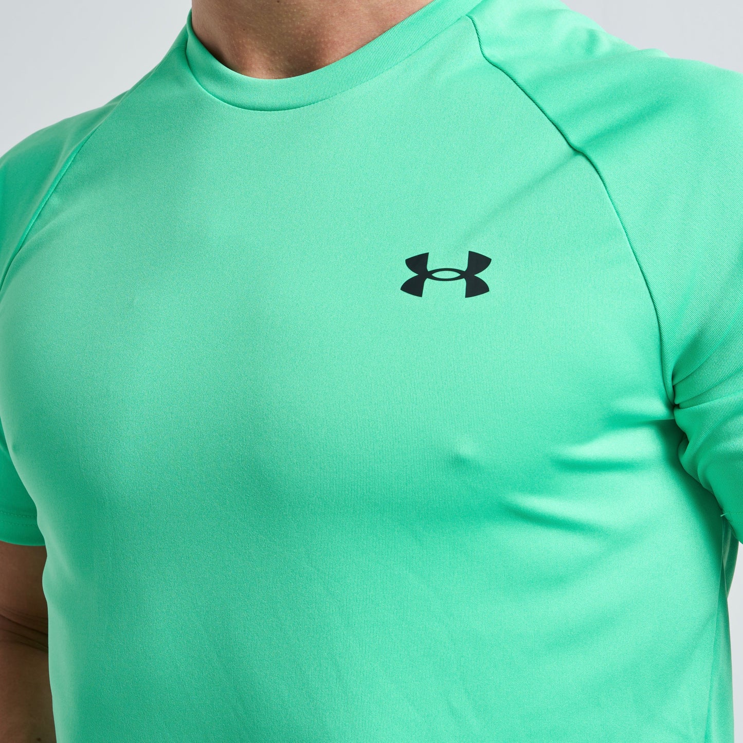 Under Armour Tech / Speed Stride Set - Tee & Shorts - Green / Black