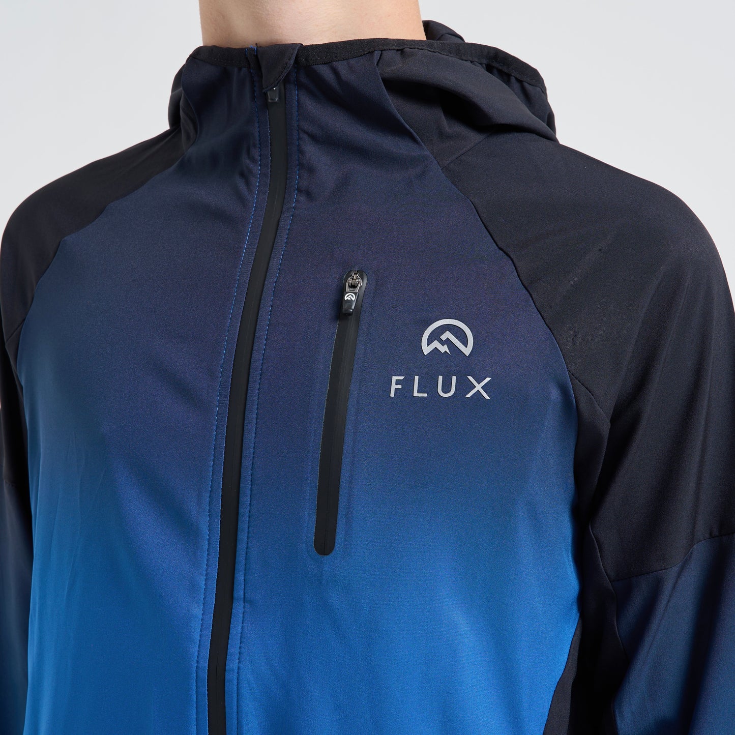 Flux Gradient & Performance Set - Jacket & Shorts - Blue / Black (Junior)