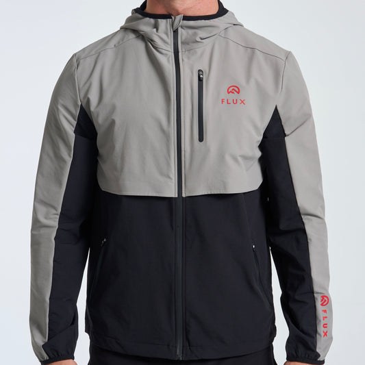 Flux Versatility Set - Jacket & Bottoms - Black / Grey / Red