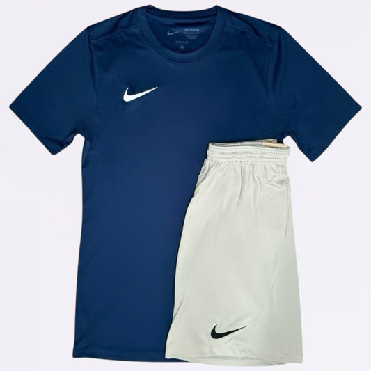 Nike Dri Fit Set - Navy / Grey (Junior)